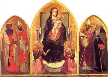  mi Arte - San Giovenale Tríptico Cristiano Quattrocento Renacimiento Masaccio